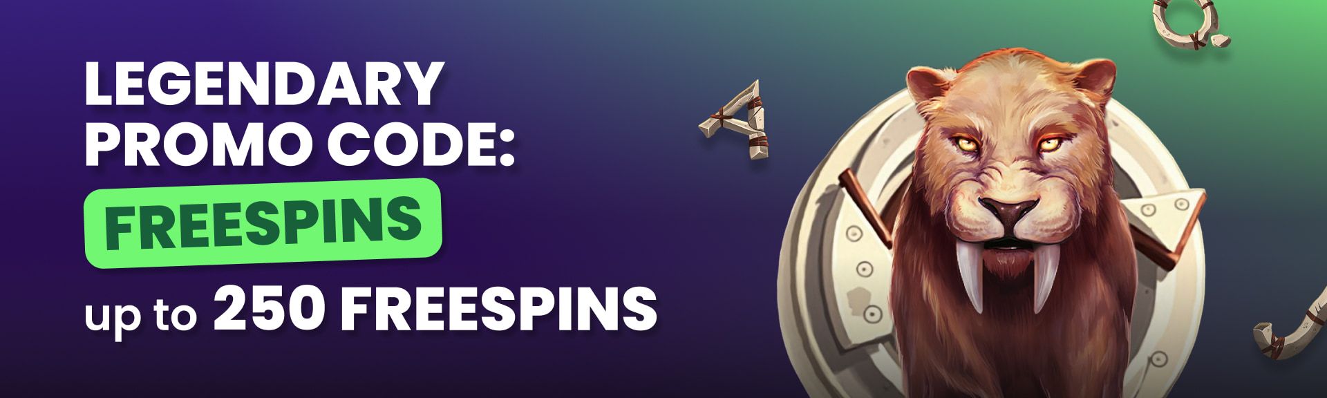 Bonus FREESPINS – Jusqu’à 250 Free Spins sur Primal Hunt