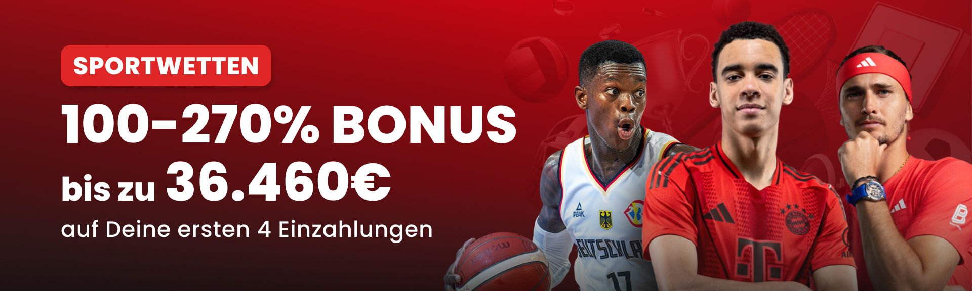 Sportbonus – Bis zu 270%