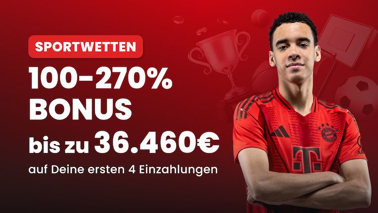 Sportbonus – Bis zu 270%